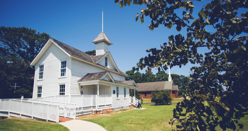 The Historic Jarvisburg Colored School is now a museum.