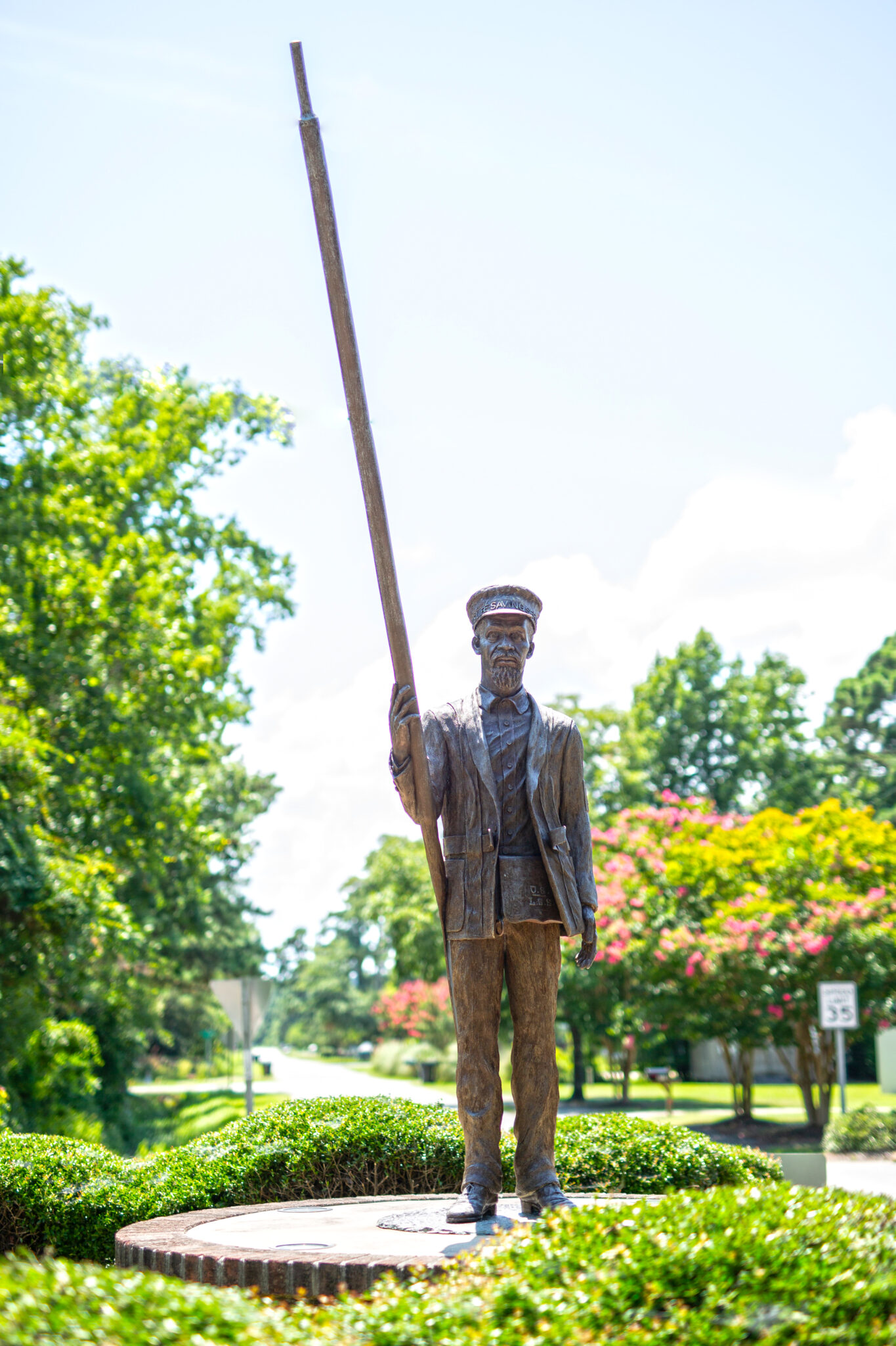 Richard Etheridge Statue at Collins Park African American Experience